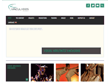 Tablet Screenshot of ciadanzavinculados.com